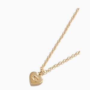 COACH-Necklace with Heart-Shaped Pendant